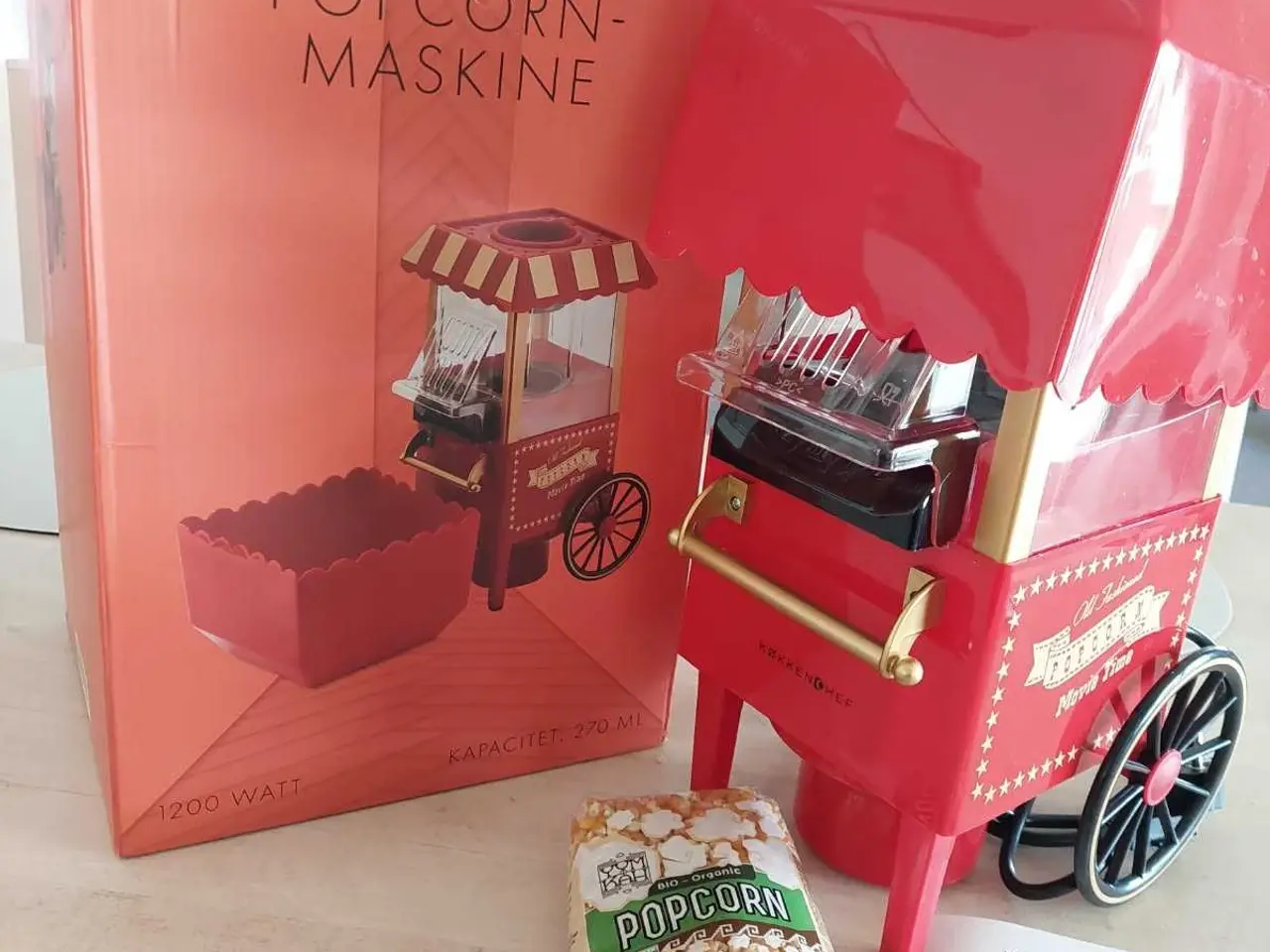 Billede 3 - Popcorn maskine, lille model