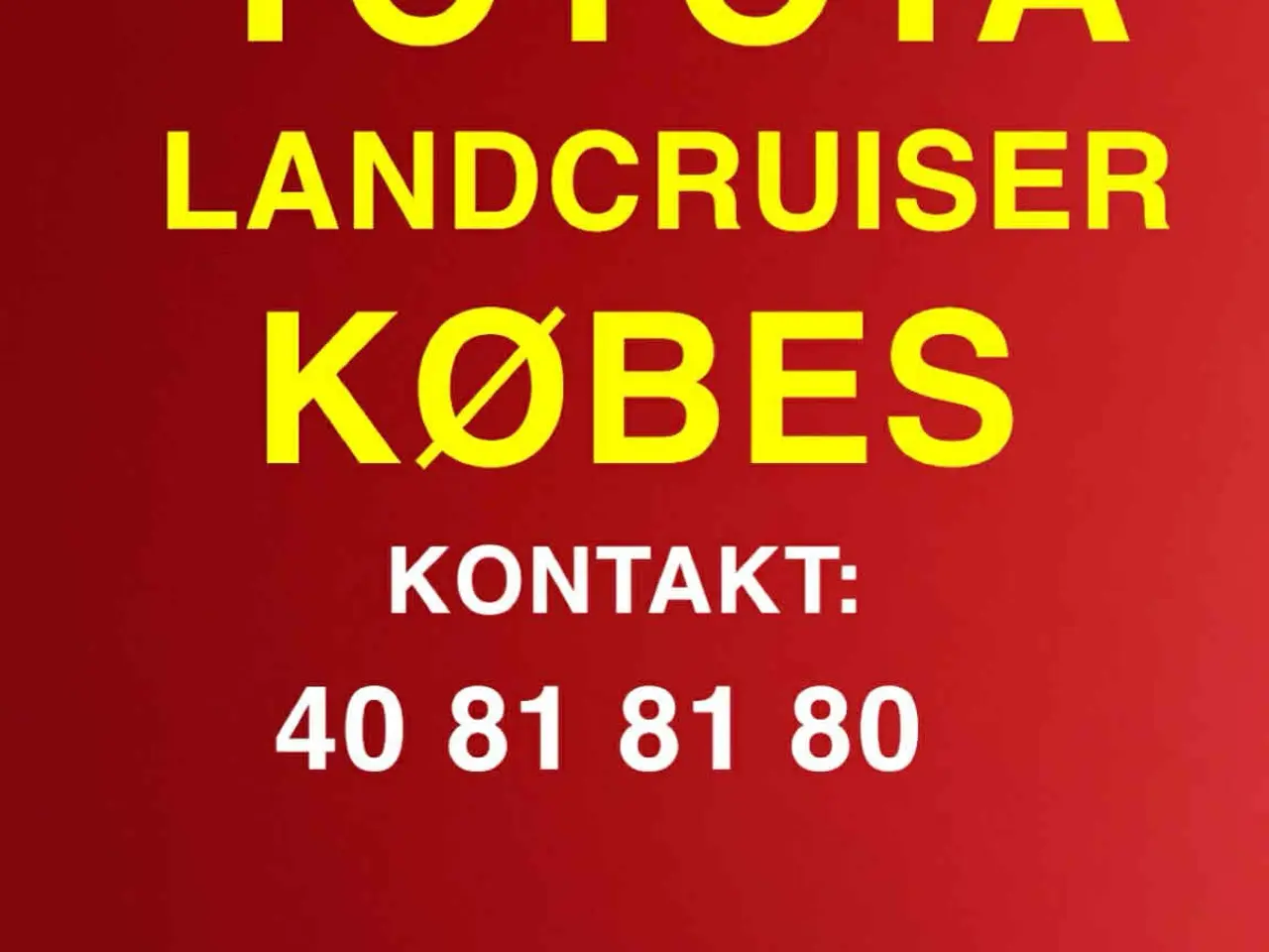 Billede 1 - Opkøber Land Cruiser