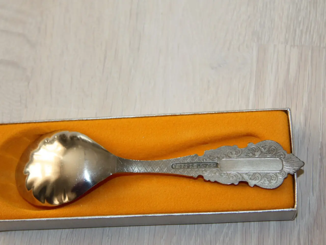 Billede 2 - Souvenir ske / syltetøyskje nr. 323 tin H.S.