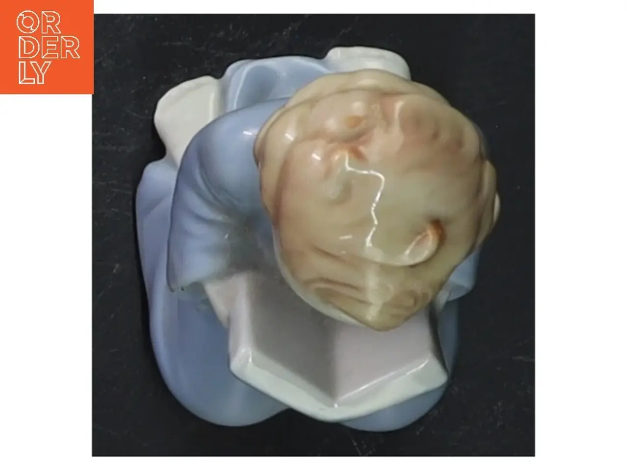 Billede 5 - Metzler & Orloff porcelænsfigur læsende barn (str. 9 cm)