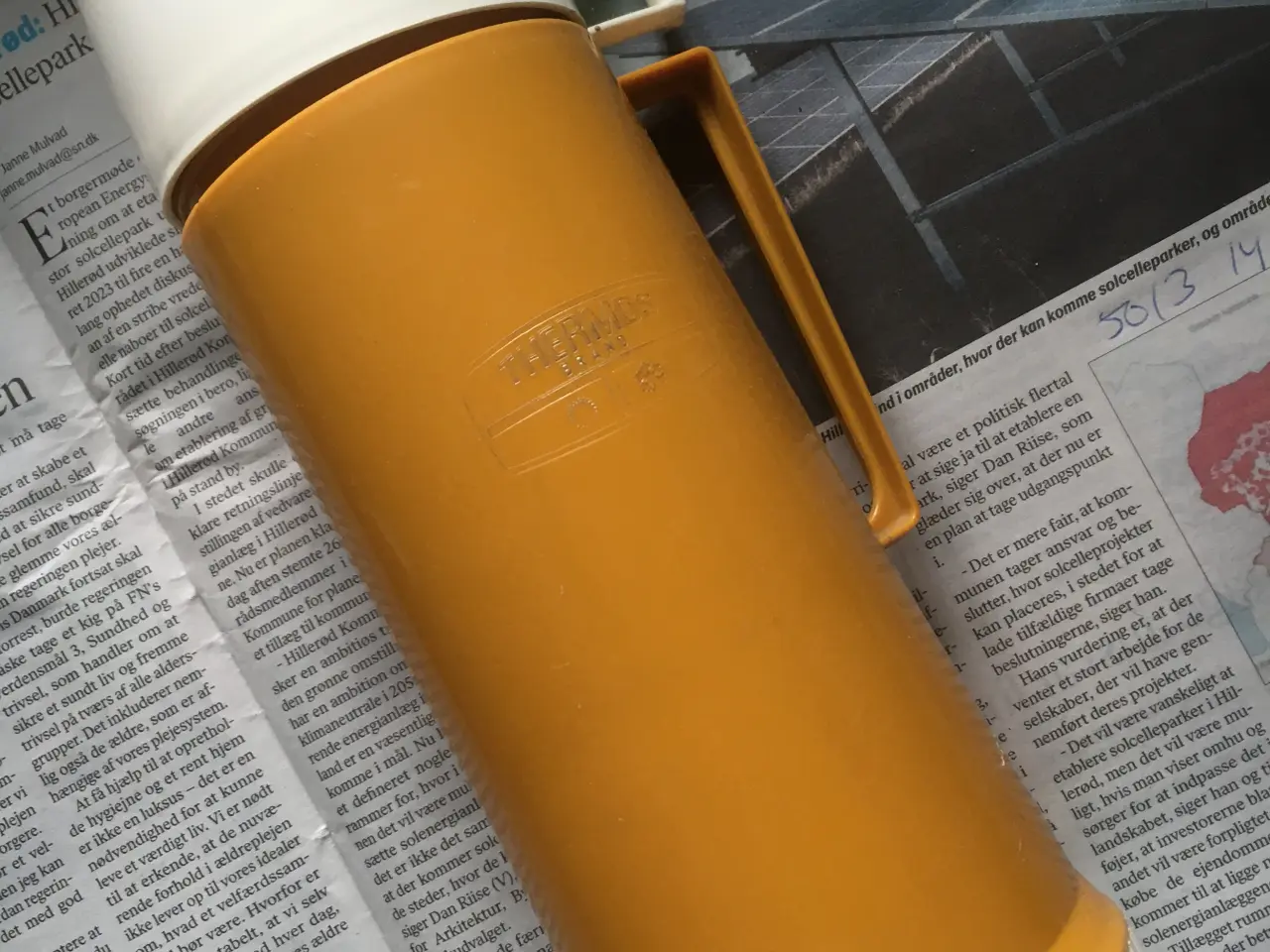 Billede 1 - Retro Thermos termokande 25 cm høj. Giv bud.