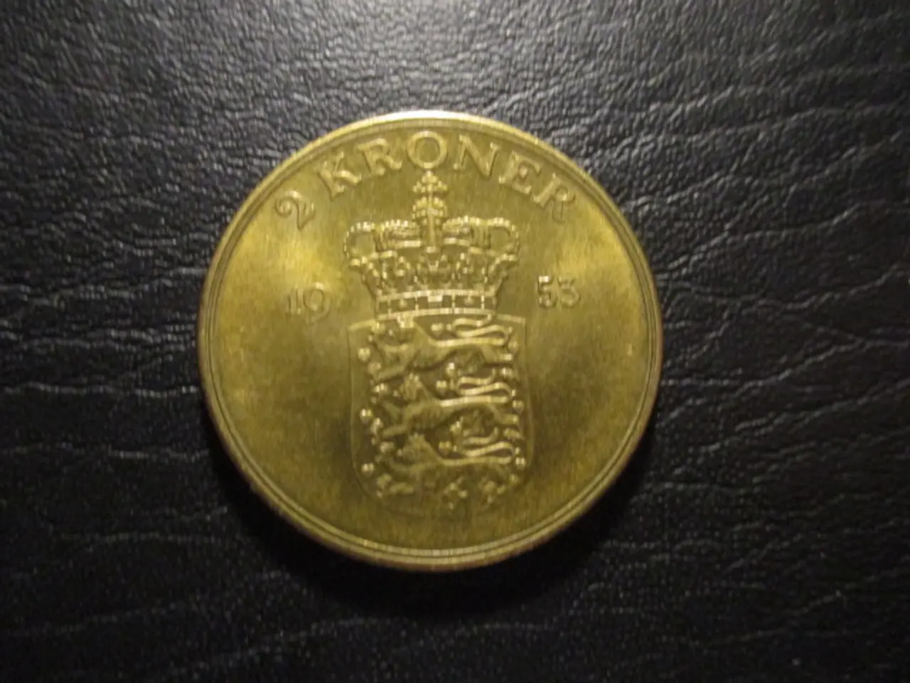 Billede 1 - 2 kr 1953 møntskær