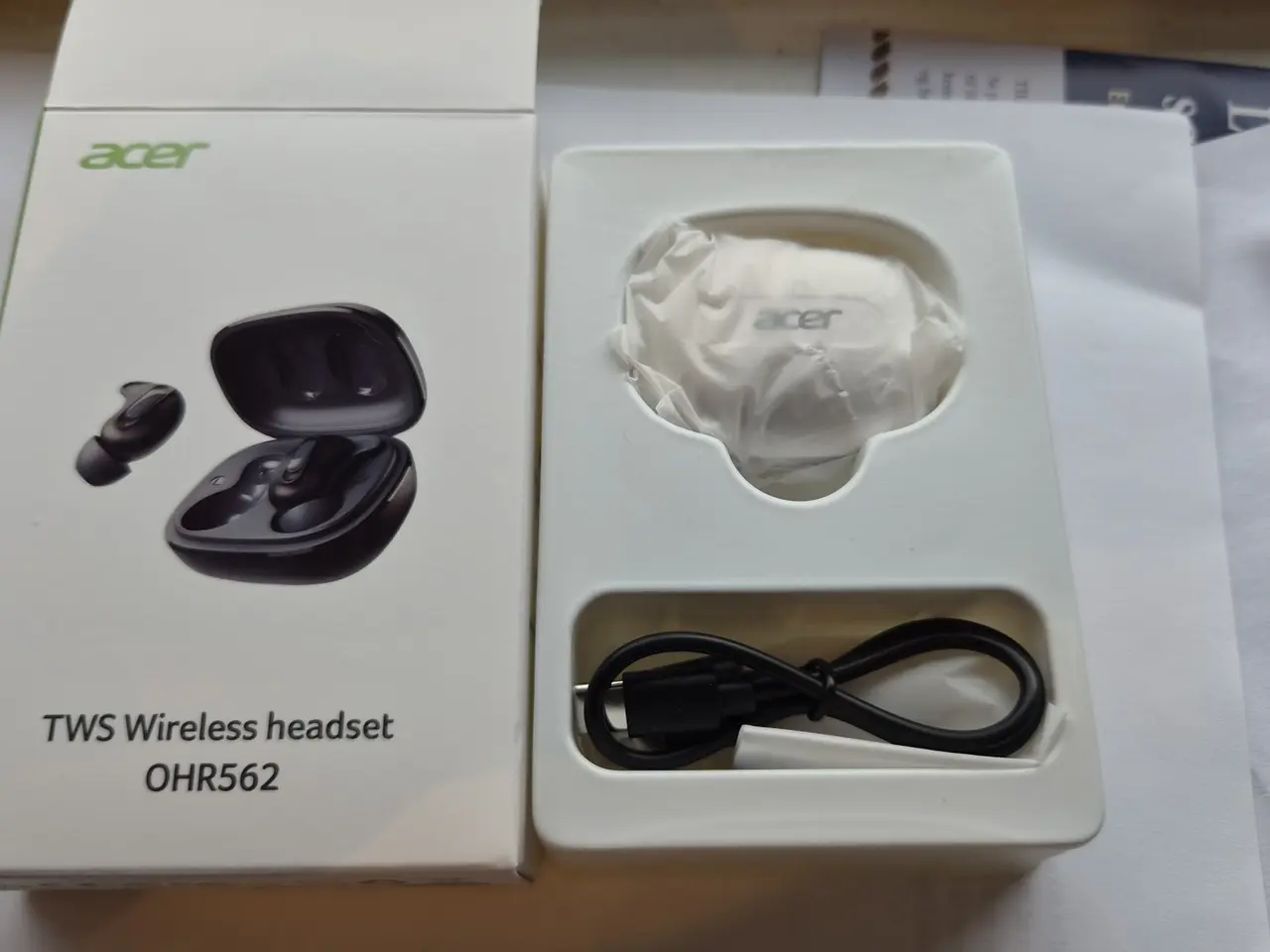 Billede 1 - Acer Stereo Bluetooth headset med noise cancelling