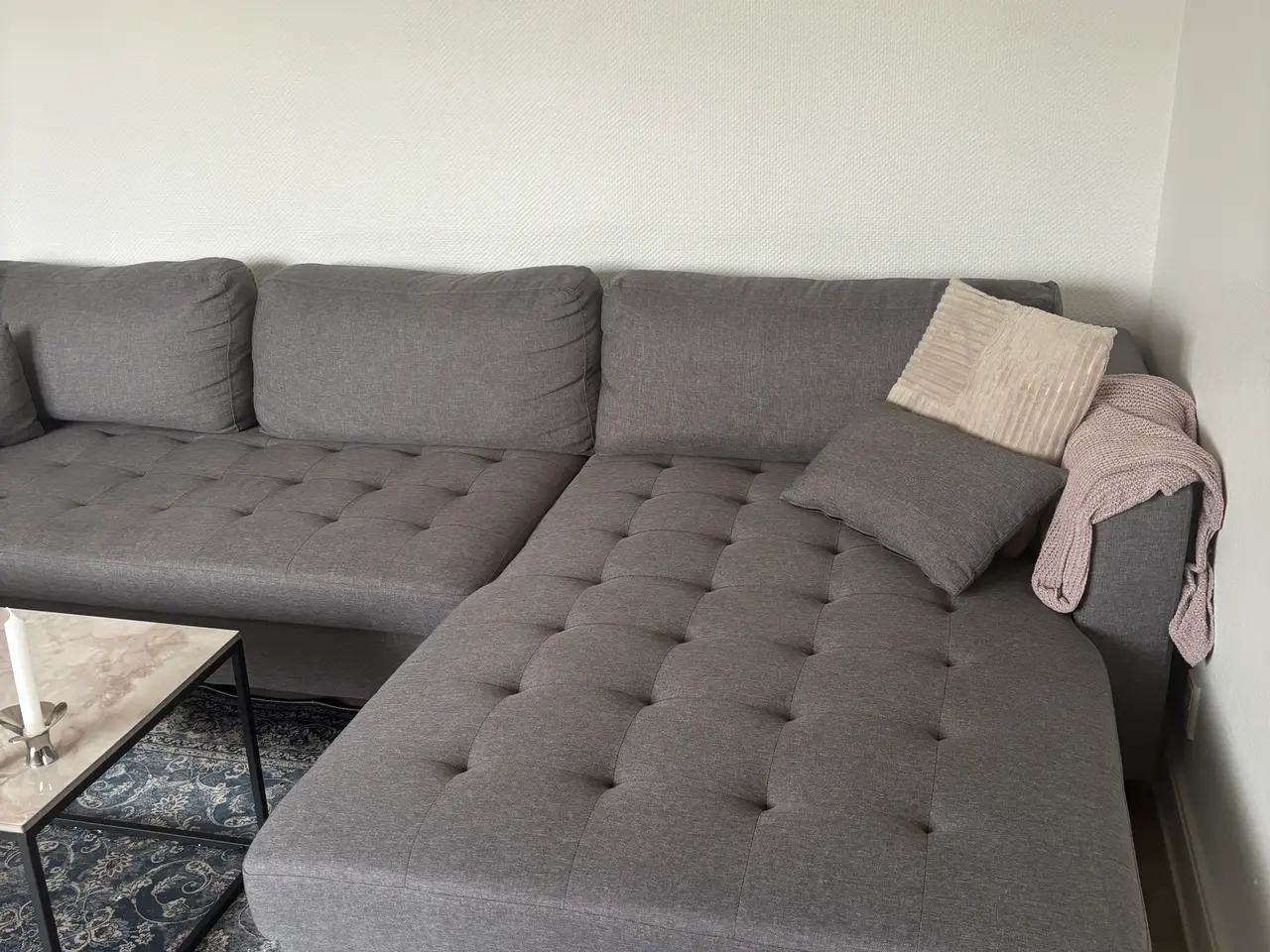 Billede 2 - Sofa med chaiselong