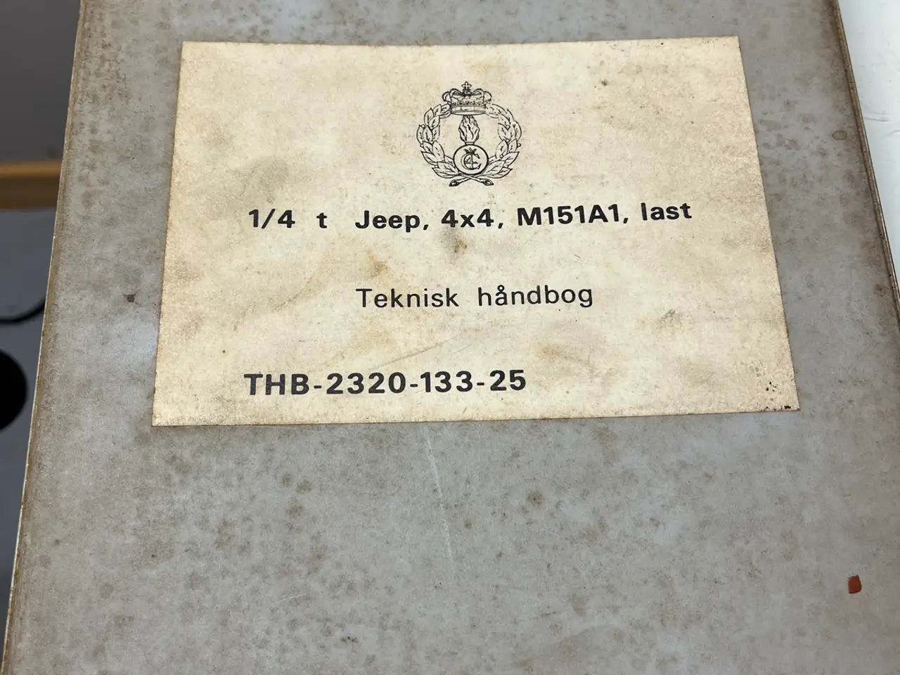 Billede 1 - Teknisk håndbog Jeep.