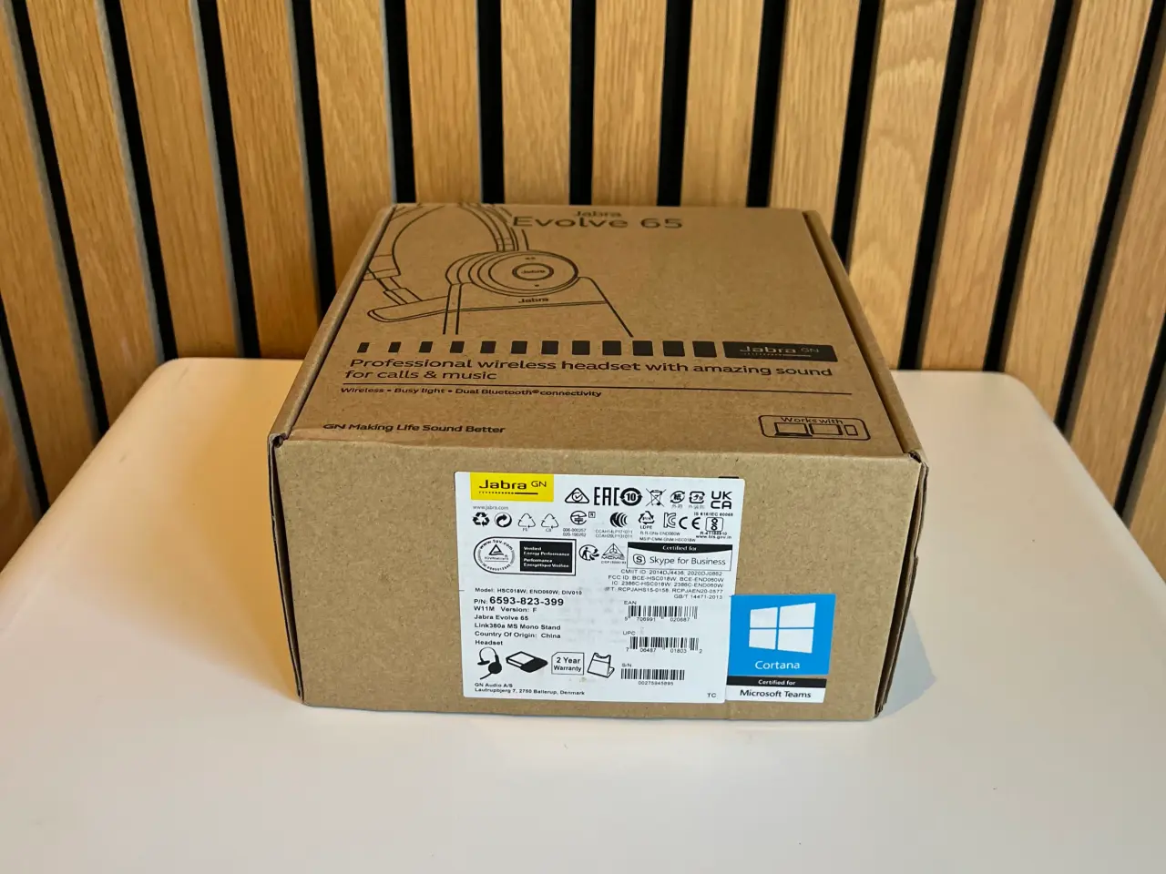 Billede 1 - Jabra Evolve 65 headset trådløs