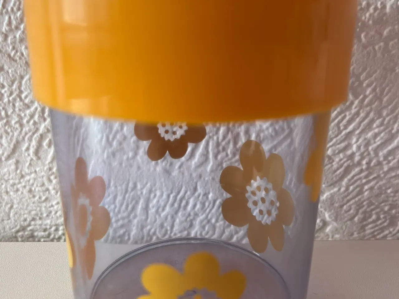 Billede 1 - Lille Erik Kold Opbevaringsdåse m/Gule Blomster.