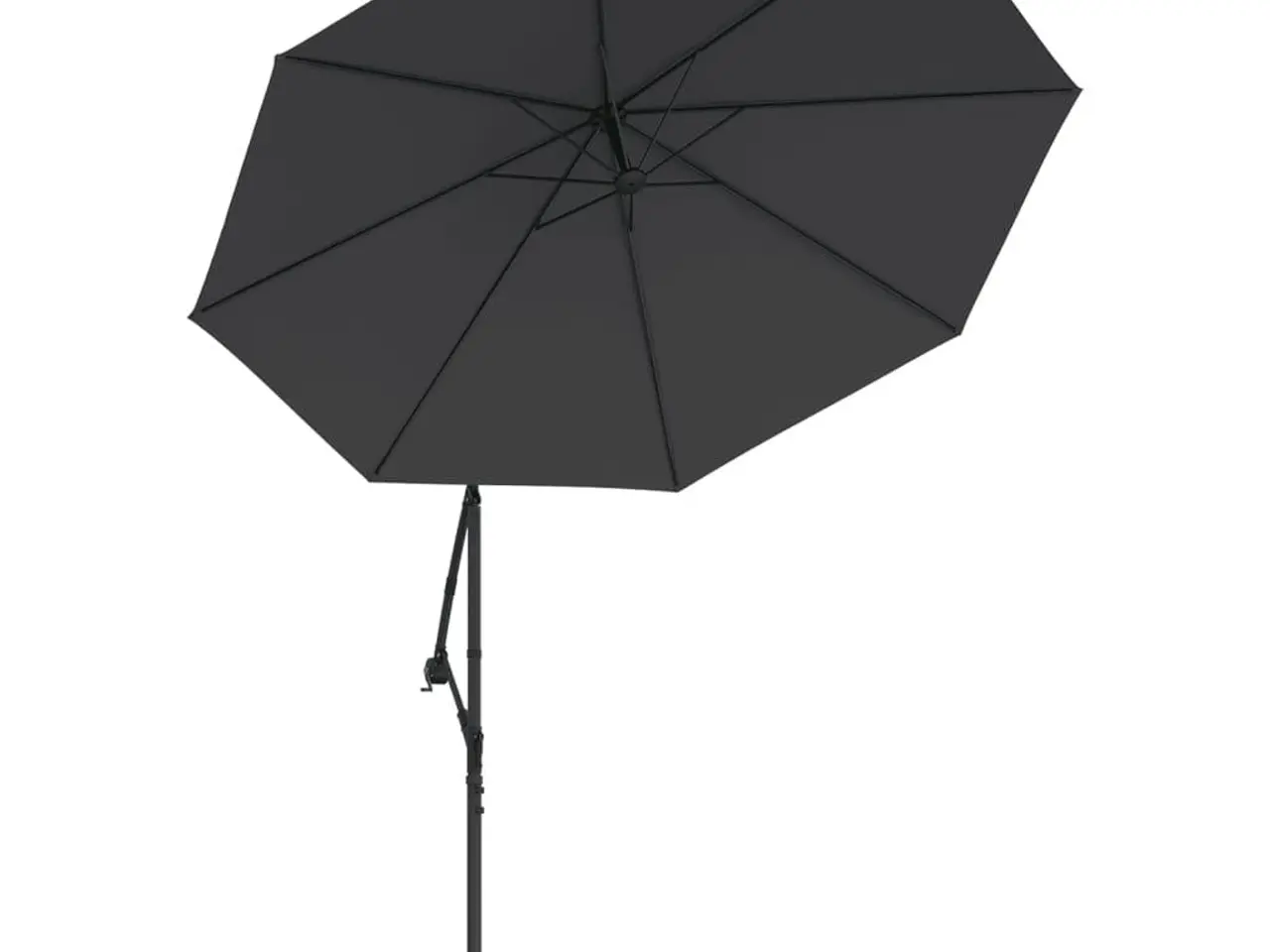 Billede 6 - Parasoldug til hængeparasol 300 cm sort