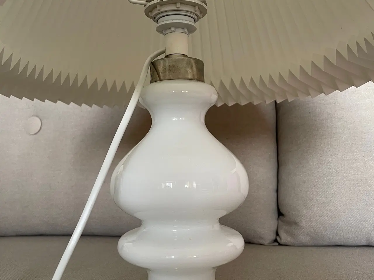 Billede 4 - Holmegaard bordlampe Laura-Opal