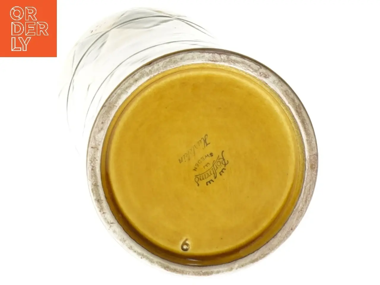 Billede 2 - Keramisk vase med geometrisk mønster fra Rrftrand (str. 27 cm)