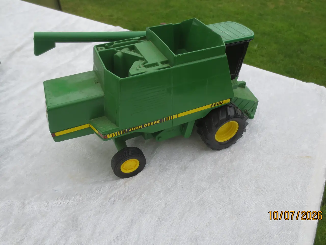 Billede 5 - 1 stk Modeltraktor / Mejetærsker John Deere 9500