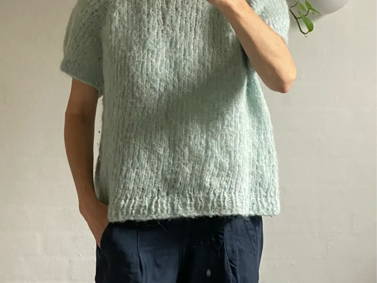 Billede 5 - Fin hjemmestrikket bluse