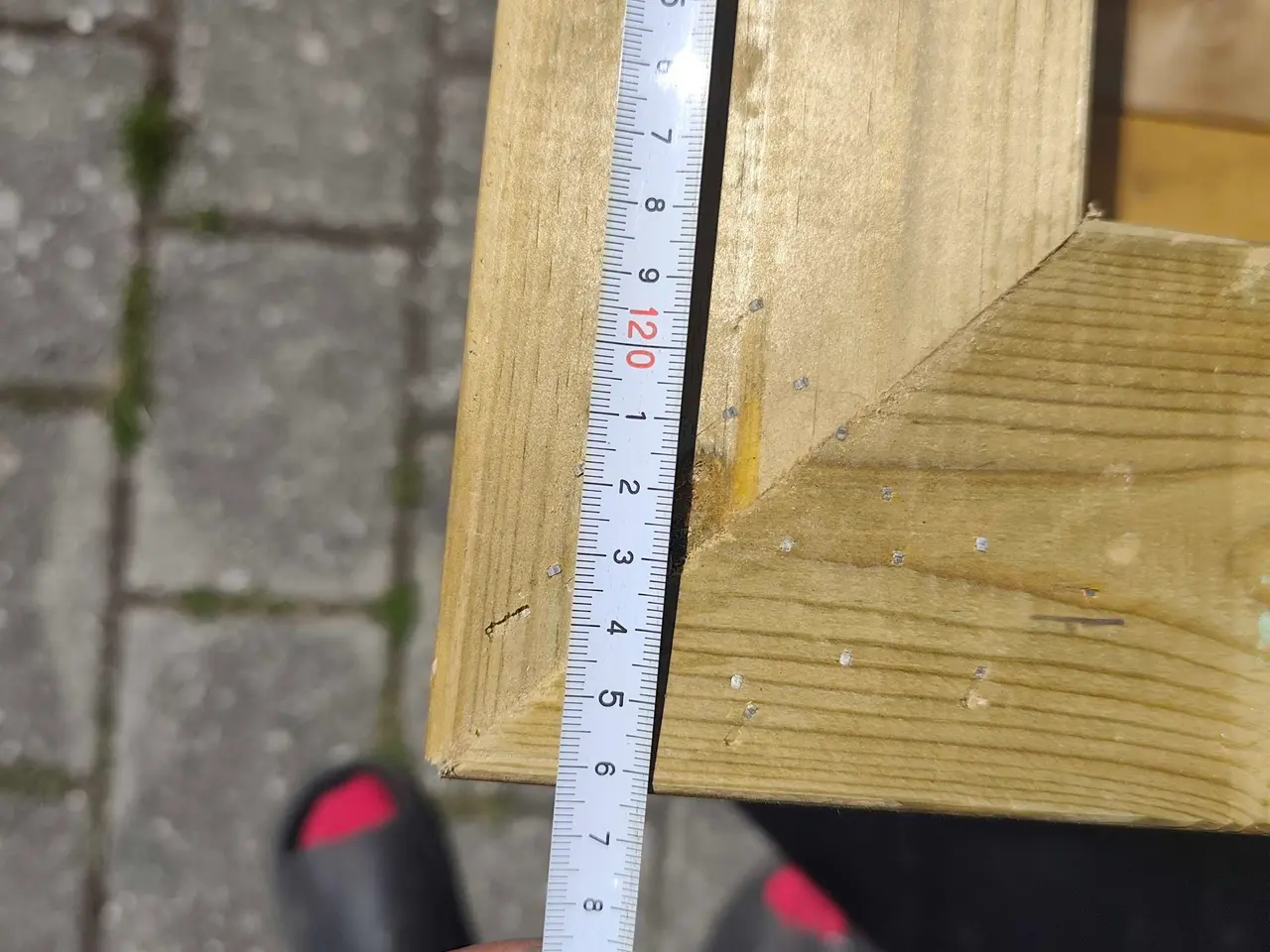 Billede 8 - Håndlavet højbed i træ.