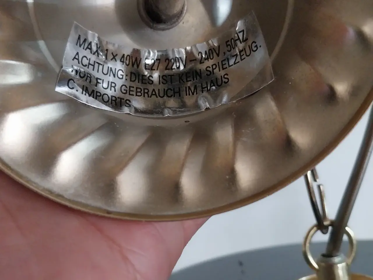 Billede 8 - 2 glas lamper