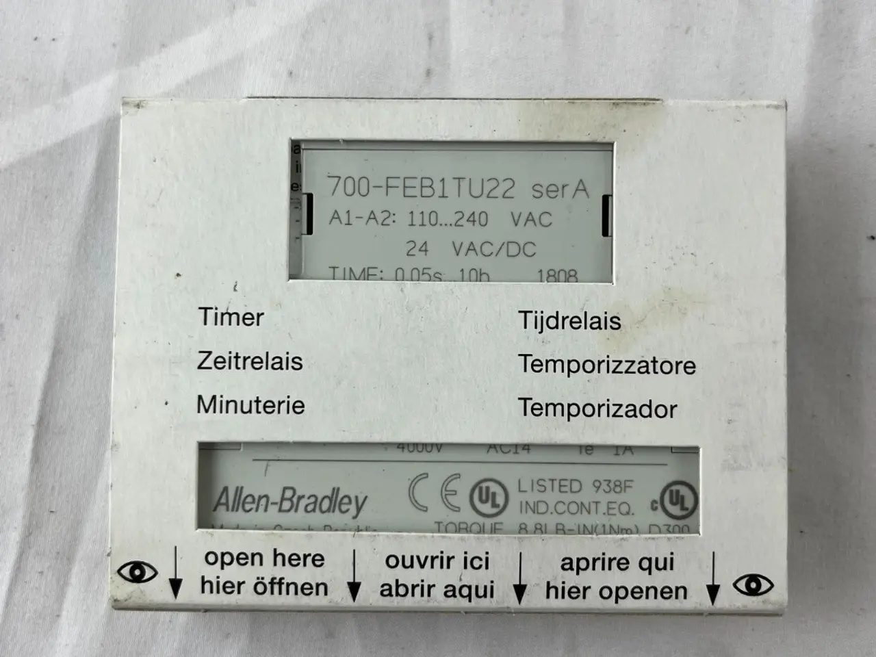 Billede 5 - Allen-Bradley 700-FEB1TU22 Timer OFF-DELAY Czech