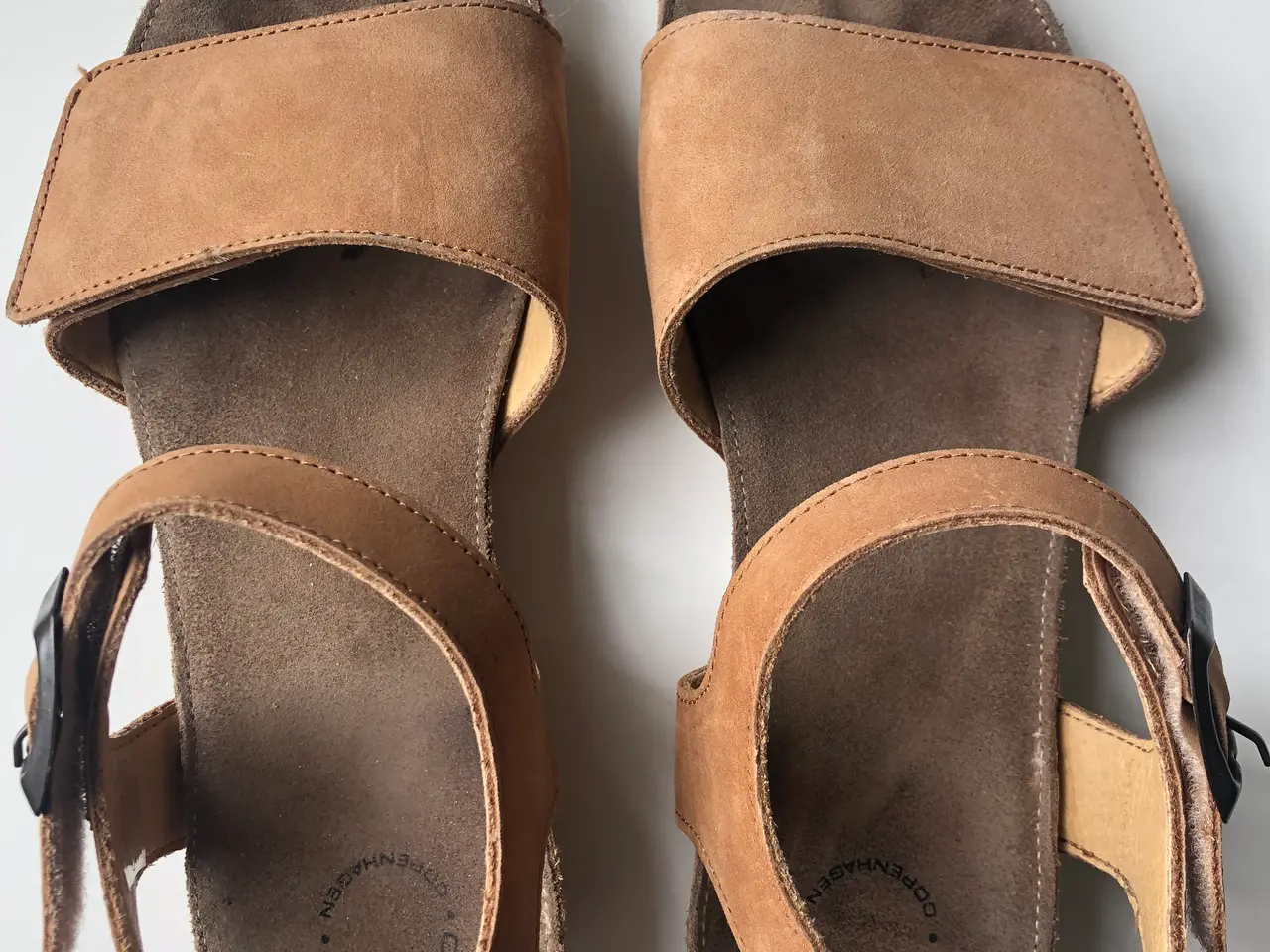 Billede 1 - Cashott sandal str 38, farve: brandy