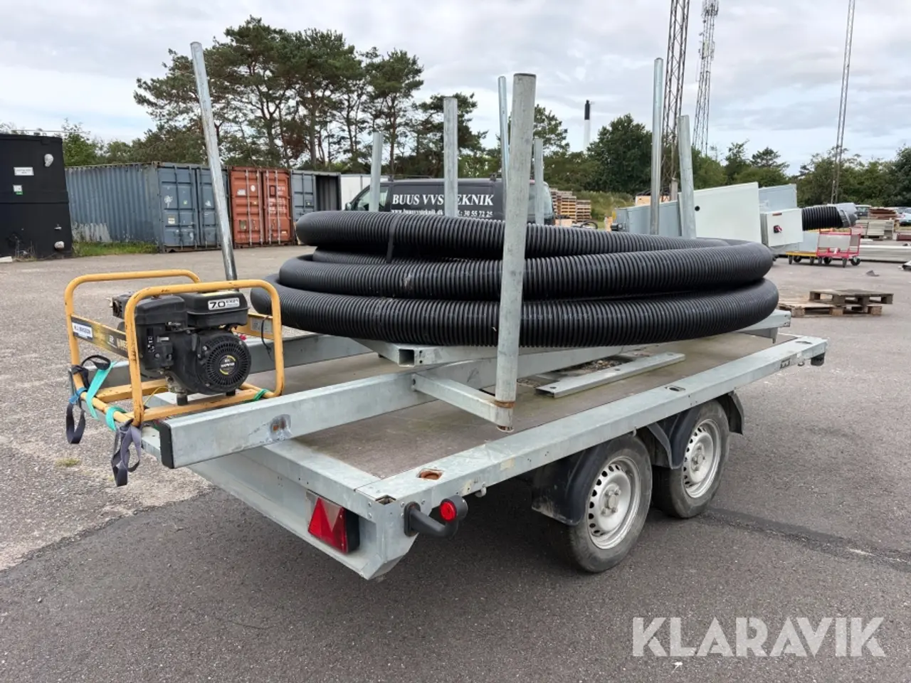 Billede 3 - Trailer til pex rør Brenderup - 2000kg