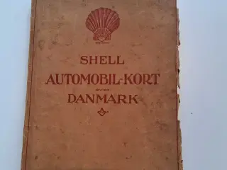 Automobil kort over Danmark