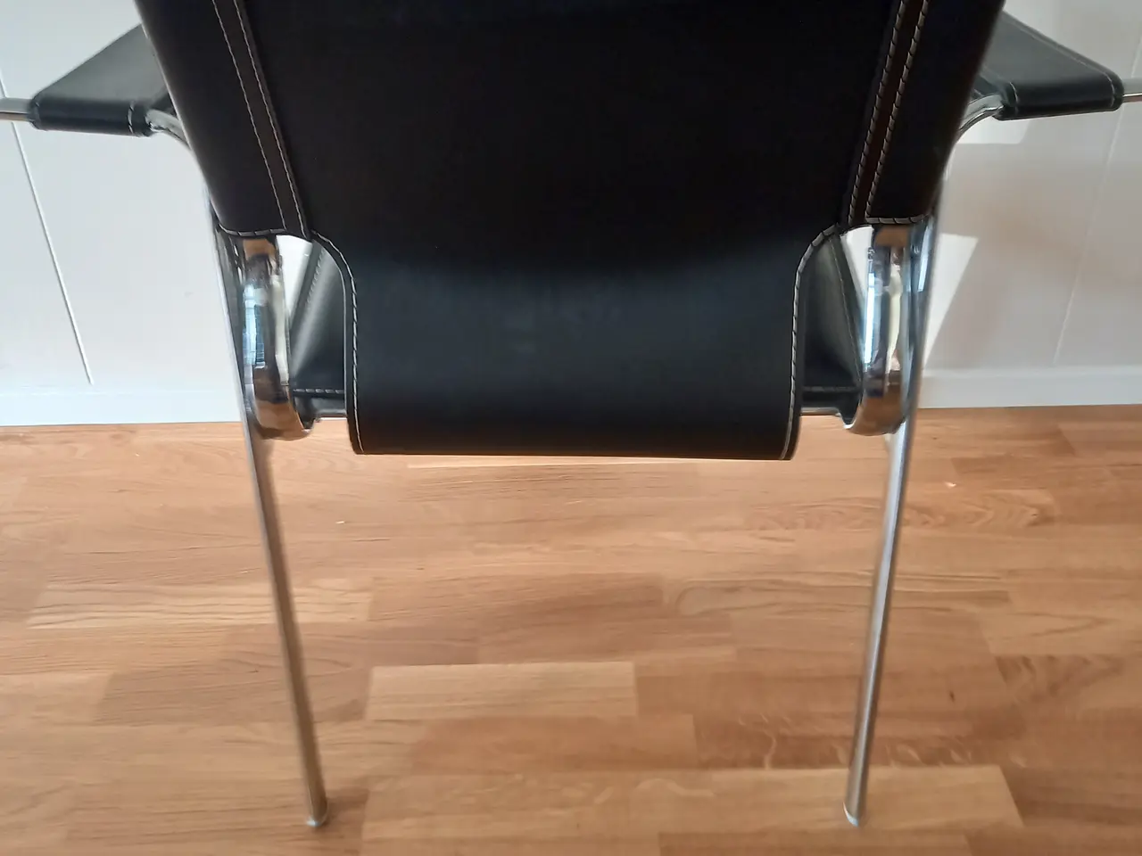 Billede 5 - Vintage modern armchair læder og krom