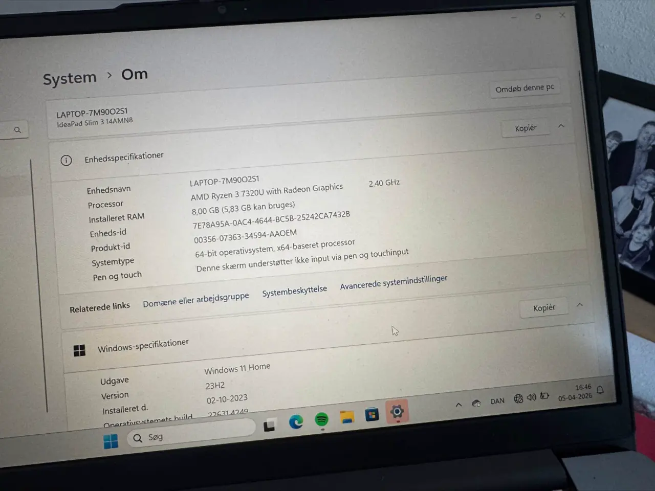 Billede 5 - Lenovo bærbar pc