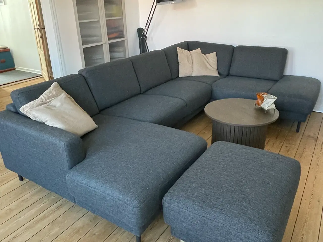 Billede 5 - Hjørnesofa med puf