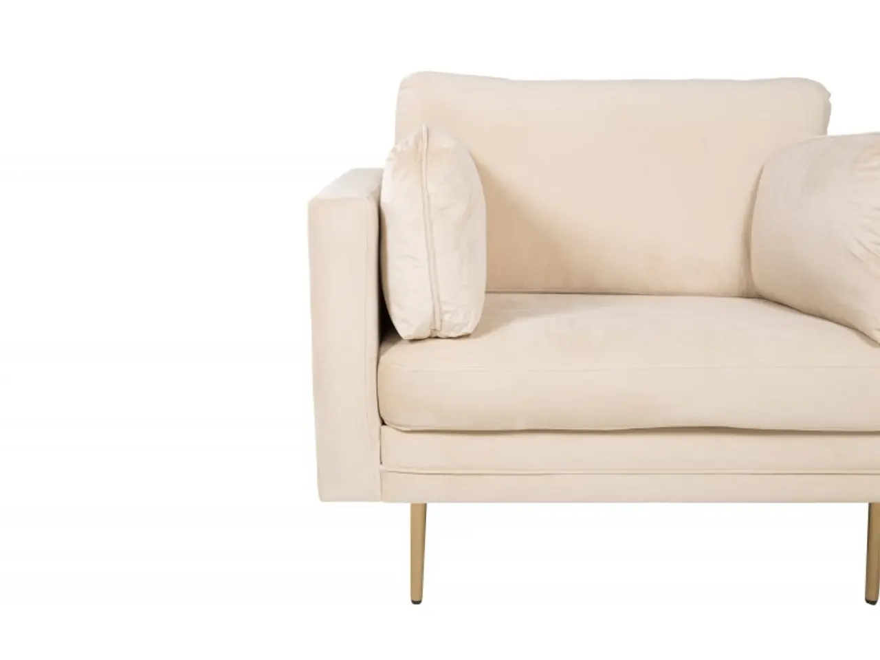 Billede 4 - Boom Lænestol - Messing og Lys beige