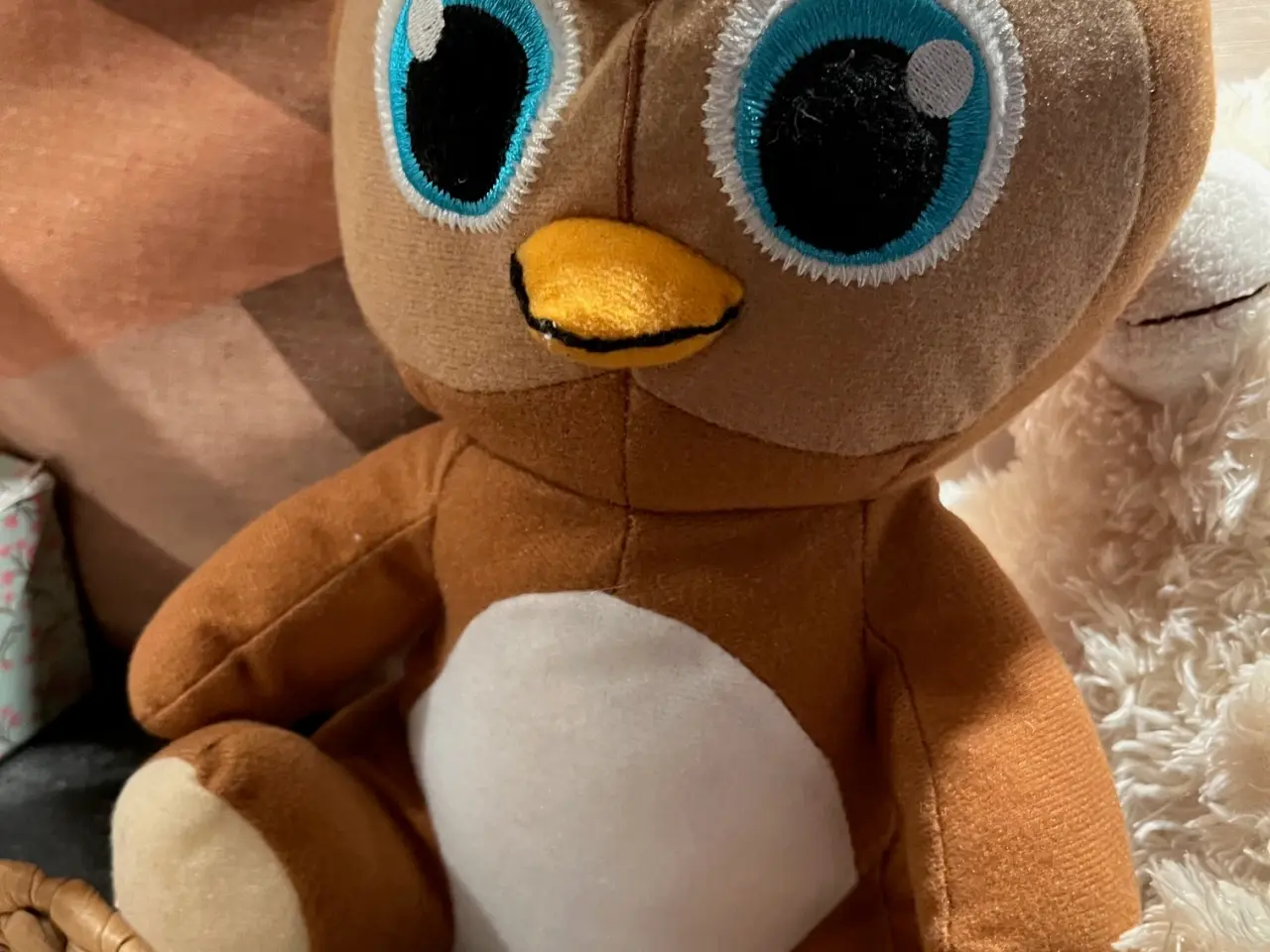 Billede 3 - Plysbamse, sparebøsse, Uglebamse og penalhus