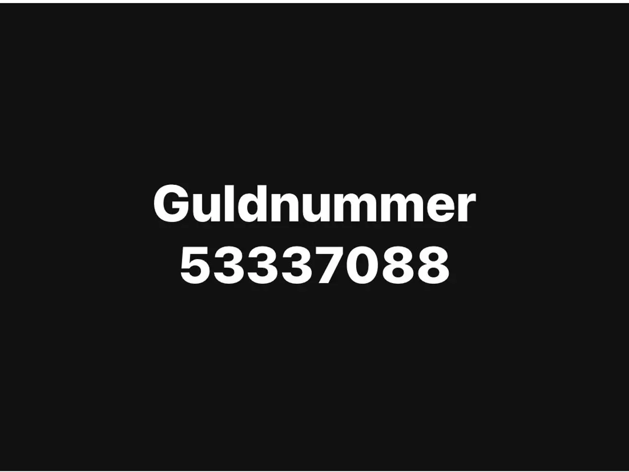 Billede 1 - Guldnummer 