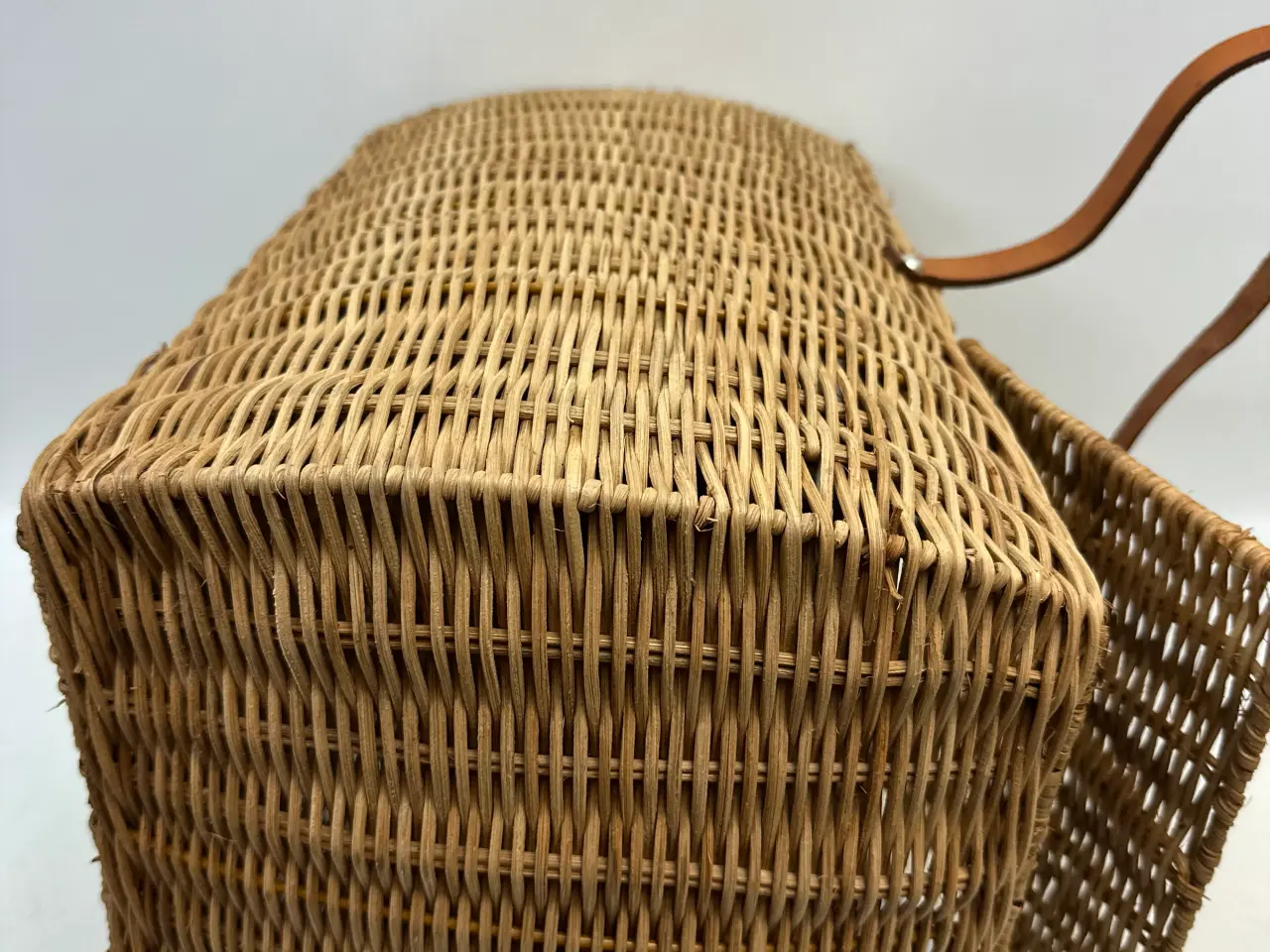 Billede 8 - Retro picknick kurv i flet