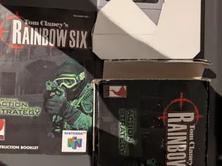 N64 - Rainbow Six med kasse (dog lidt slidt) - 400