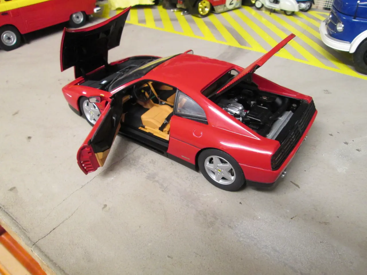 Billede 7 - Modelbil Ferrari 348 TB Hotwheels-elite 1:18