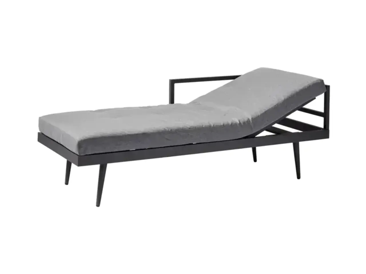 Billede 3 - Loungesofa med hynde og puder i farven grå