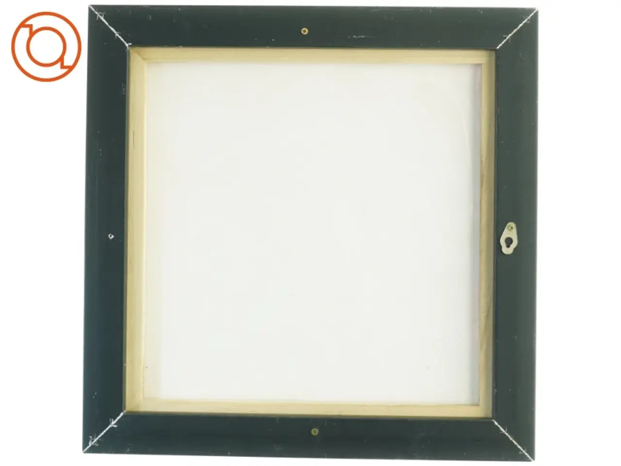 Billede 2 - Abstrakt maleri i røde og sorte nuancer (str. 44 x 44 cm)