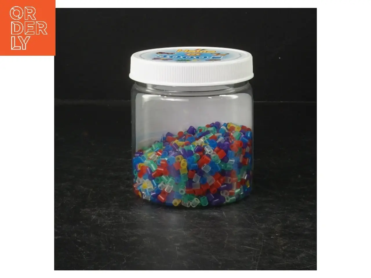 Billede 1 - Hama perler og opbevaringsbøtte fra Hama