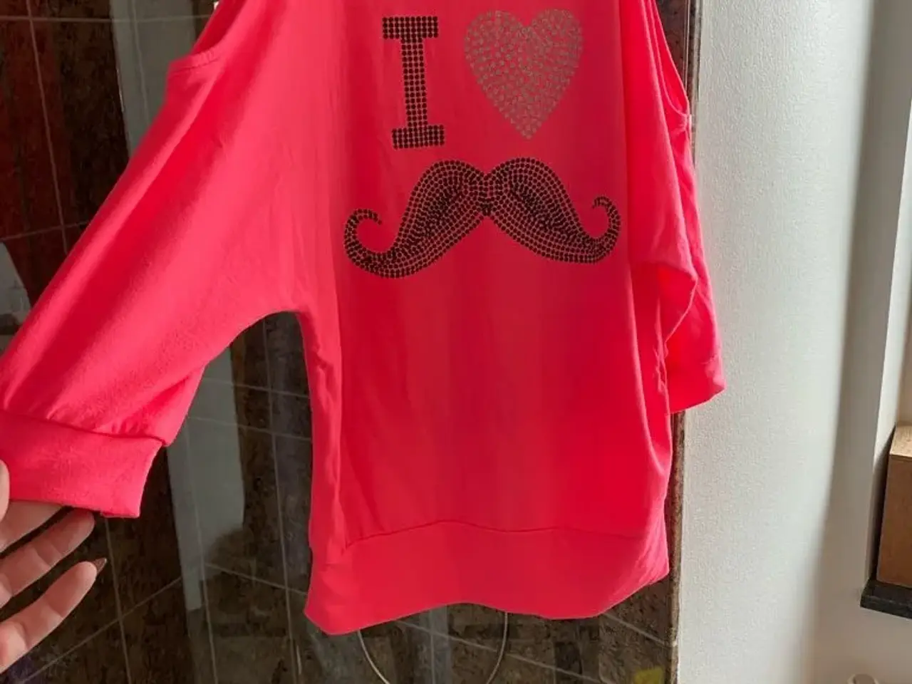 Billede 1 - Smart pink bluse str M