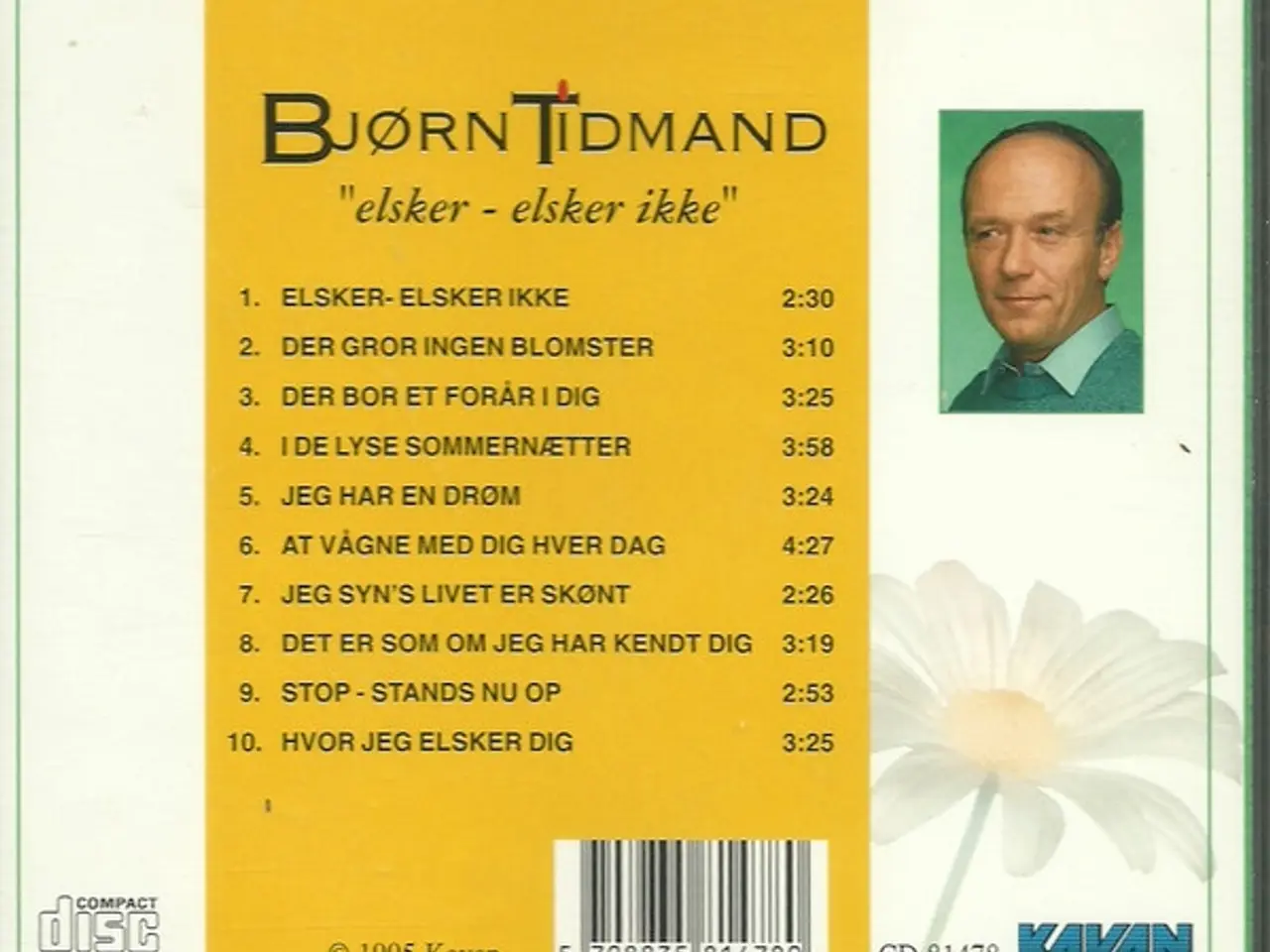 Billede 2 - Bjørn Tidmand – "Elsker - Elsker Ikke" – CD