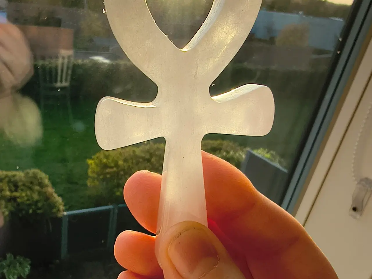 Billede 1 - Ankh krystalnøgle i snekvarts 