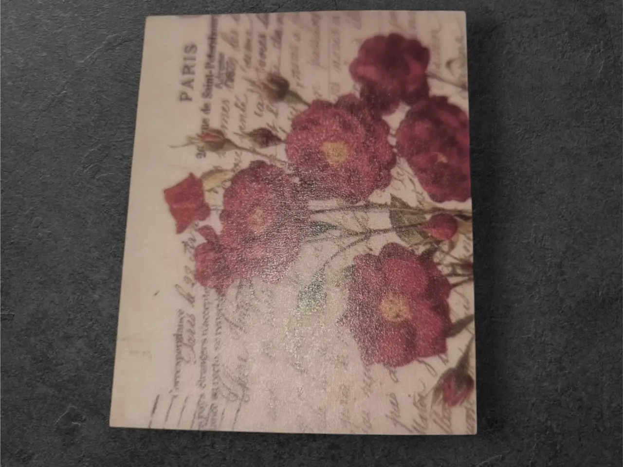 Billede 1 - Elegant papirark med Paris’ romantiske vintage-sti