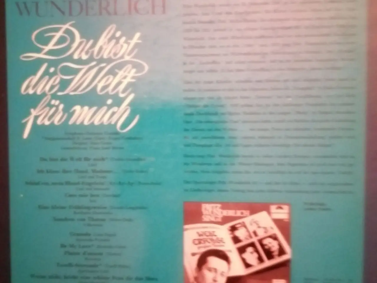 Billede 2 - Fritz Wunderlich: Du bist die Welt für mich
