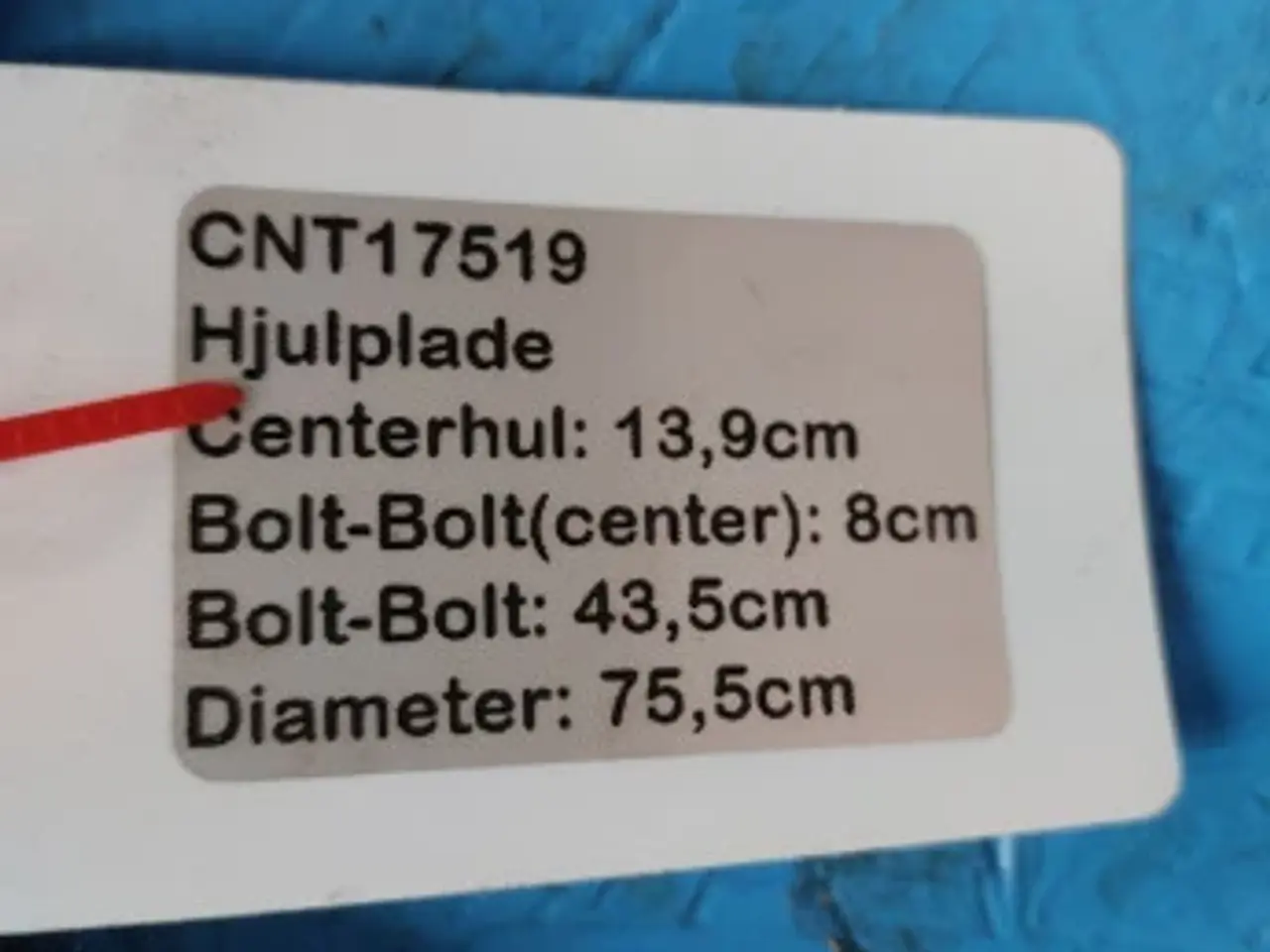 Billede 15 - Fælgplade