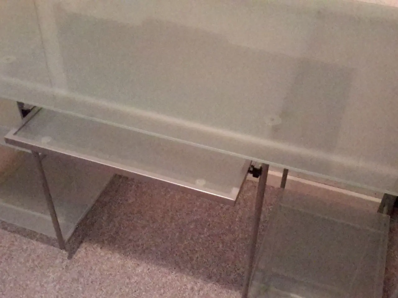 Billede 1 - Glas skrivebord