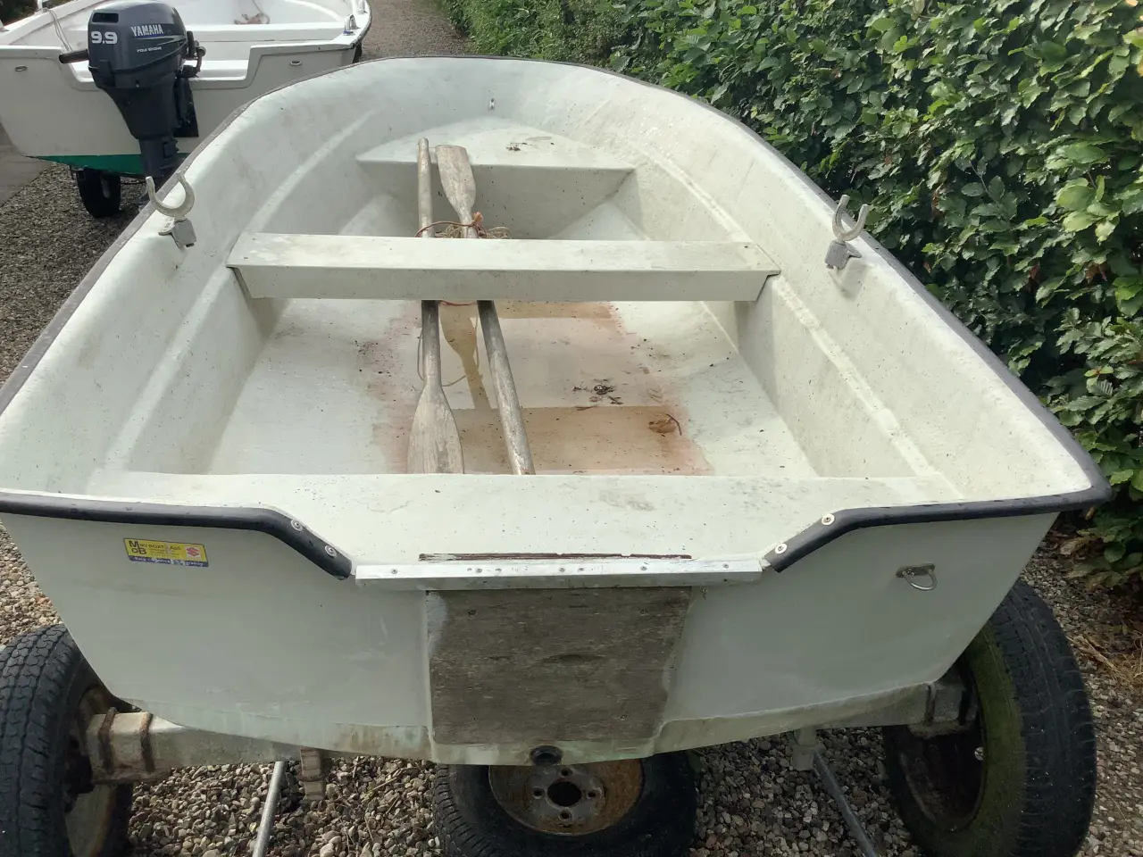 Billede 4 - Jolle 12 fods med 3,5 hk.4takt motor