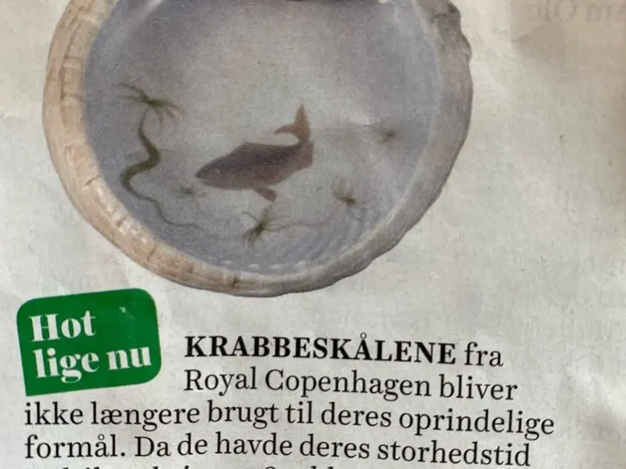Billede 2 - Royal Cooenhagen Krabbeskål