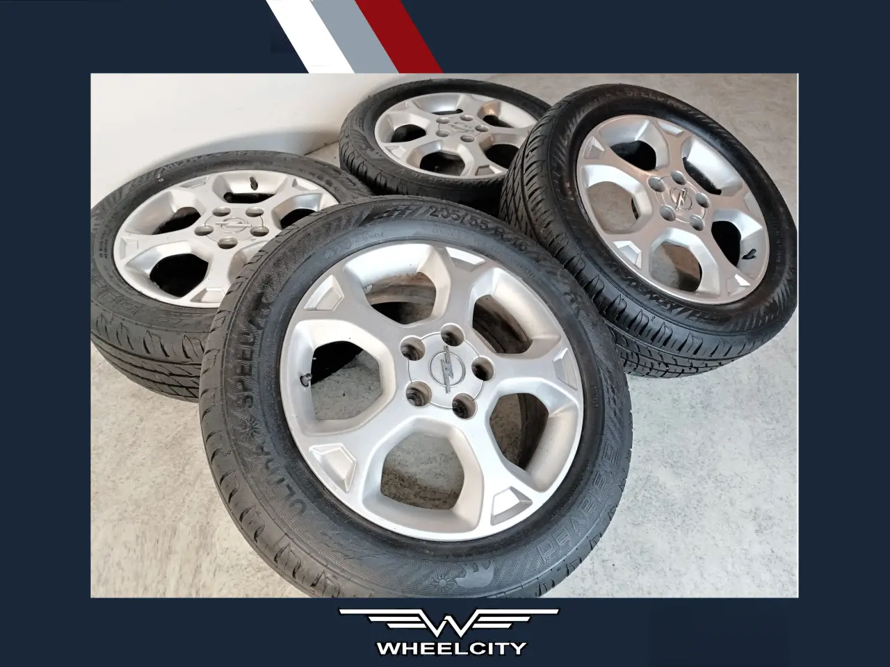 Billede 1 - 5x110 16" ET49 nav 65,1ø Opel sommersæt