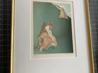 Ole Ahlberg litografi