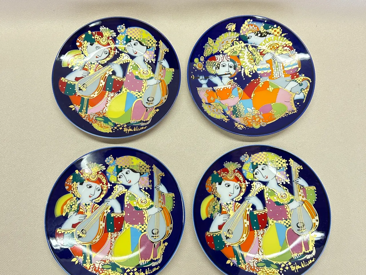 Billede 1 - Bjørn Wiinblad platter.