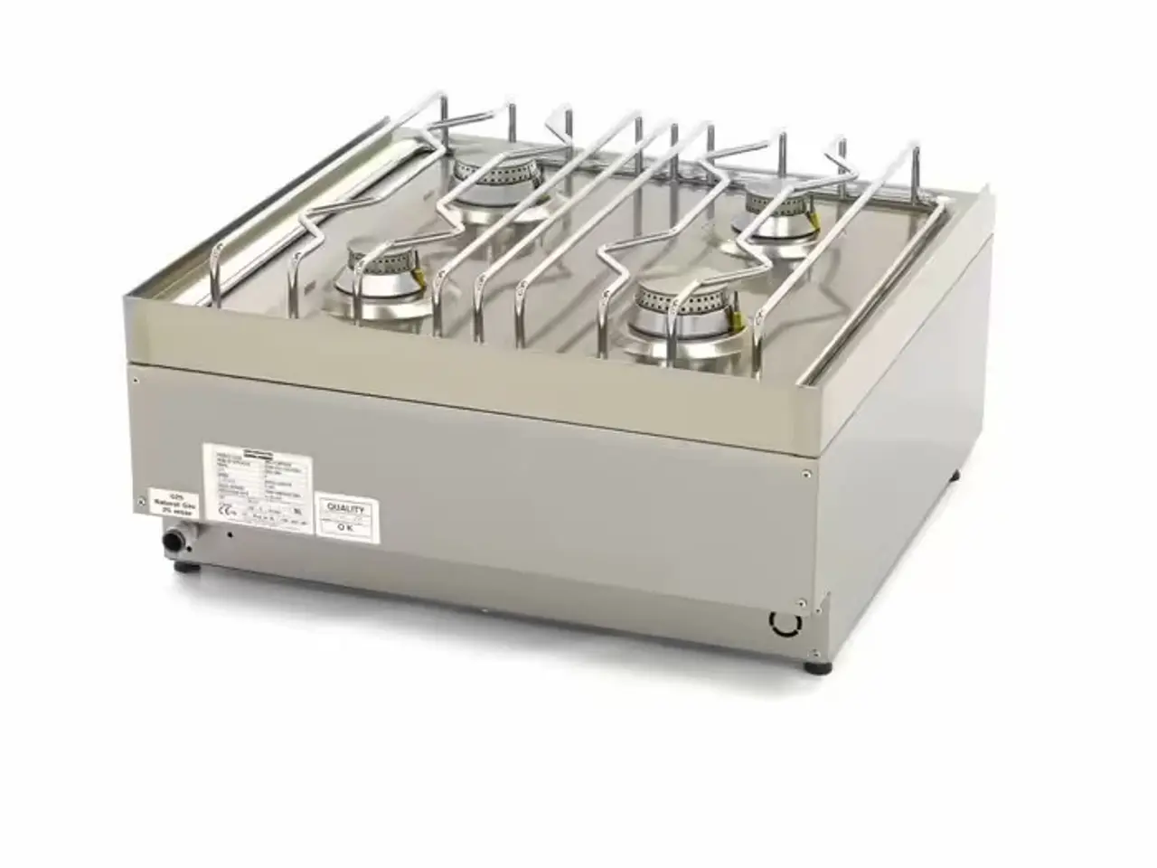 Billede 3 - Gaskogeplade (Bordmodel) – 4 Brændere (17 kW)