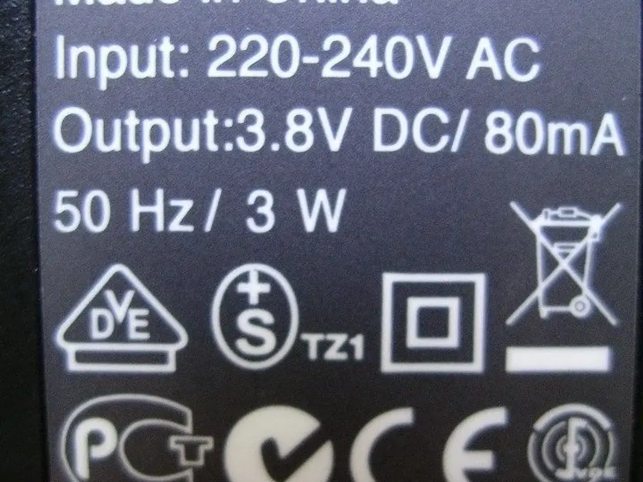 Billede 2 - Braun lader 5 715 strømforsyning 3.8V DC 80mA