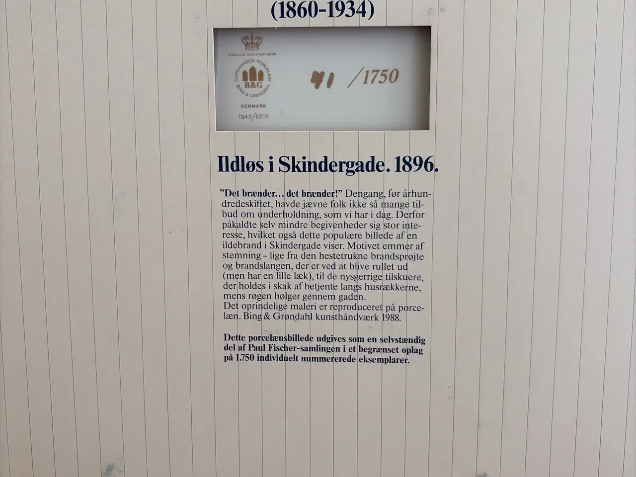 Billede 5 - “Ildløs i Skindergade” af Paul Fischer 1896