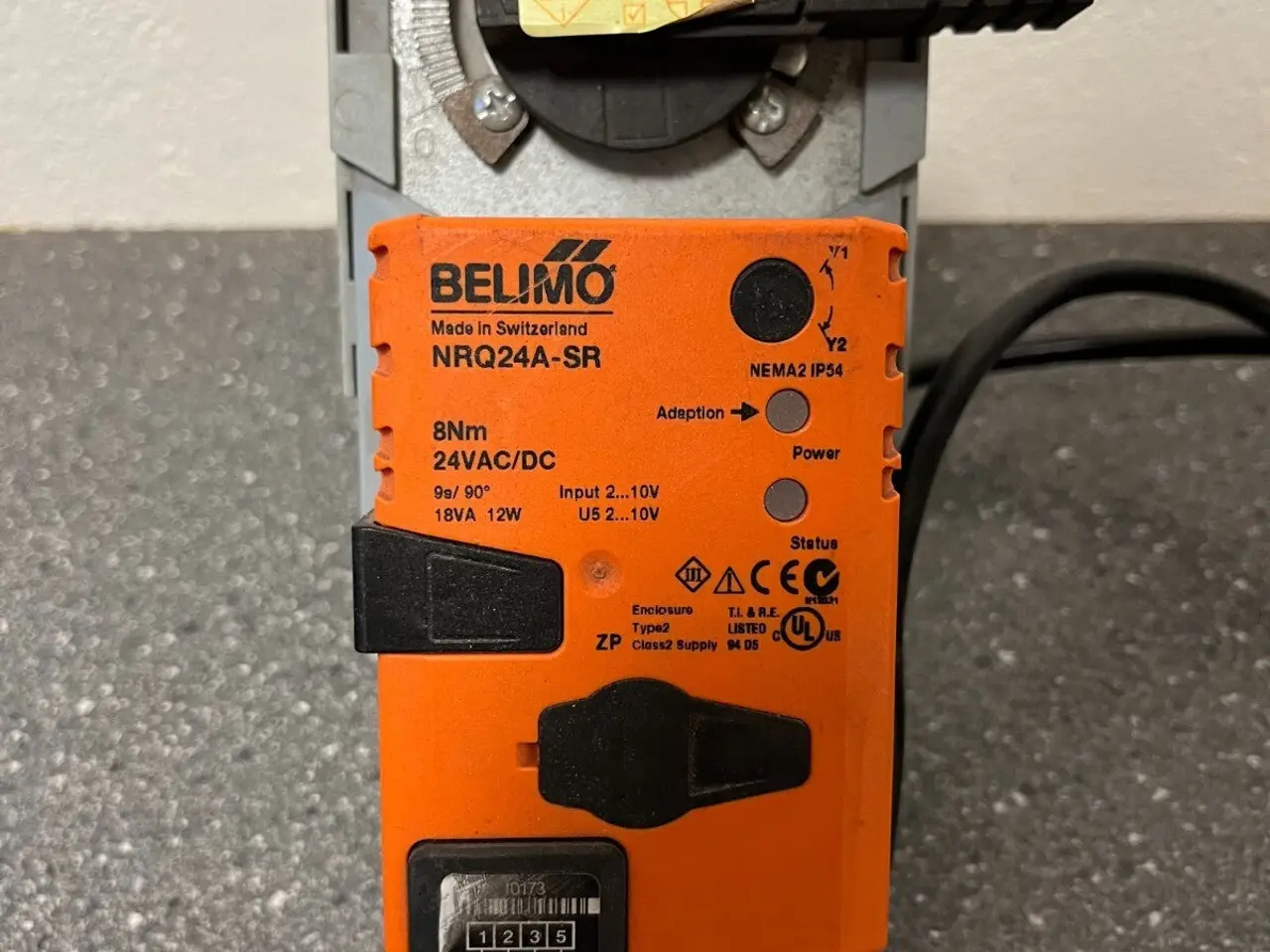 Billede 2 - Belimo NRQ24A-SR Rotary Actuator med ventil 8Nm